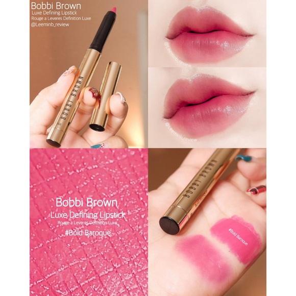 Bobbi Brown Luxe Defining Lipstick Bold Baroque $40 Sold Out Viral Color Smudge - Picture 4 of 10